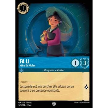 Item Fa Li, Mother of Mulan - 143/204 - URR - The Return of Ursula - Commune - French