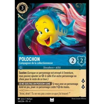 Item Flounder, Collector's Companion - 144/204 - URR - The Return of Ursula - Brilliant - Premium - French