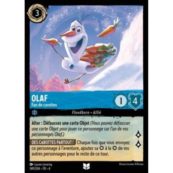 Item Olaf, Carrot Fan - 149/204 - URR - The Return of Ursula - Uncommon - French