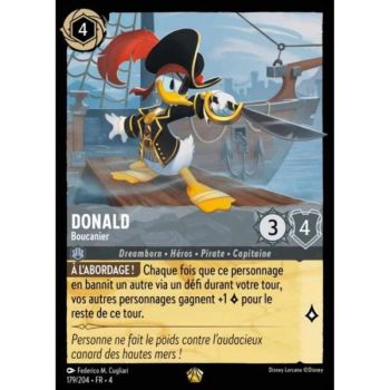 Item Donald, Buccaneer - 179/204 - URR - The Return of Ursula - Brilliant - Premium - French