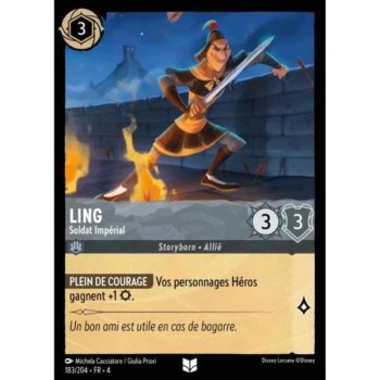 Item Ling, Imperial Soldier - 183/204 - URR - The Return of Ursula - Brilliant - Premium - French