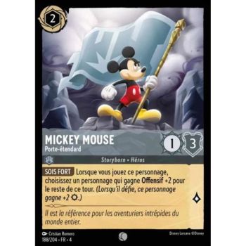 Item Mickey Mouse, Standard Bearer - 188/204 - URR - The Return of Ursula - Commune - French