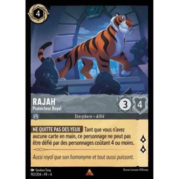 Item Rajah, Royal Protector - 192/204 - URR - The Return of Ursula - Brilliant - Premium - French