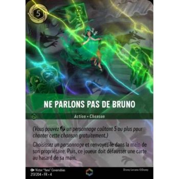 Item Let's not talk about Bruno - 213/204 - URR - The Return of Ursula - Enchanted - French