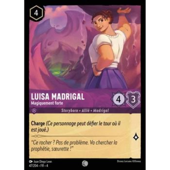 Item Luisa Madrigal, Magically Strong - 47/204 - URR - The Return of Ursula - Brilliant - Premium - French