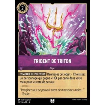 Item Triton's Trident - 66/204 - URR - The Return of Ursula - Uncommon - French