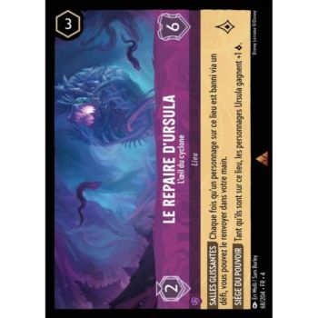 Item Ursula's lair, The eye of the storm - 68/204 - URR - The Return of Ursula - Rare - French