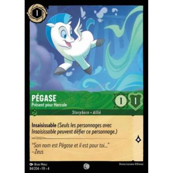 Item Pegasus, Present for Hercules - 84/204 - URR - The Return of Ursula - Brilliant - Premium - French