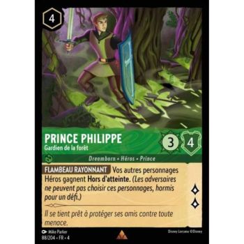 Item Prince Philippe, Guardian of the Forest - 88/204 - URR - The Return of Ursula - Brilliant - Premium - French