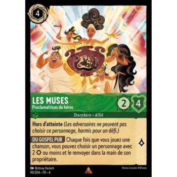 Item The Muses, Proclaimers of Heroes - 90/204 - URR - The Return of Ursula - Brilliant - Premium - French