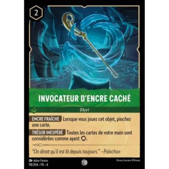 Item Hidden Ink Summoner - 98/204 - URR - Ursula Returns - Brilliant - Premium - French