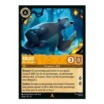 Item Baloo, Friend and Guardian - 1/204 - WHW - Glimmers in the Depths - Glossy - Premium - French