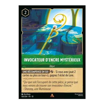 Item Mysterious Ink Summoner - 100/204 - WHW - Glimmers in the Depths - Brilliant - Premium - French