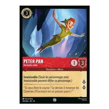 Item Peter Pan, High-Flying - 105/204 - WHW - Glimmers in the Depths - Common - French