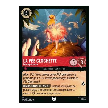 Item Tinker Bell, the Fickle Fairy - 115/204 - WHW - Lights in the Depths - Brilliant - Premium - French