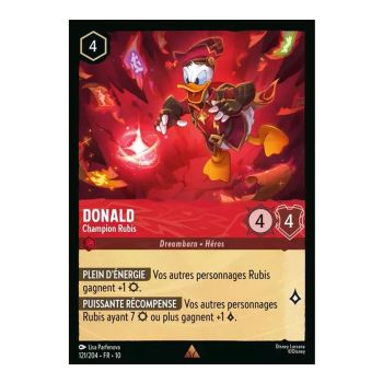 Item Donald, Ruby Champion - 121/204 - WHW - Glimmers in the Depths - Brilliant - Premium - French