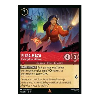 Item Elisa Maza, Intrepid Investigator - 122/204 - WHW - Glimmers in the Depths - Rare - French