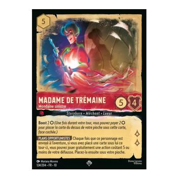 Item Lady Tremaine, Sinister Socialite - 124/204 - WHW - Glimmers in the Depths - Super Rare - French
