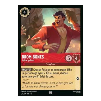 Item Brom Bones, Solid Fellow - 127/204 - WHW - Glimmers in the Depths - Glossy - Premium - French