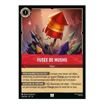Item Mushu's Rocket - 134/204 - WHW - Glimmers in the Depths - Brilliant - Premium - French
