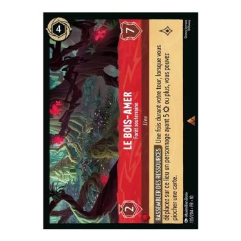 Item Bitterwood, Underground Forest - 135/204 - WHW - Glimmers in the Depths - Glossy - Premium - French