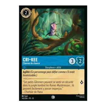 Item Cri-Kee, Luck Charm - 142/204 - WHW - Glimmers in the Depths - Common - French