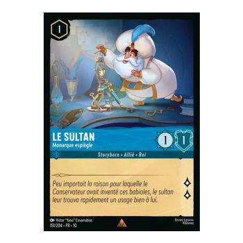 Item The Sultan, Mischievous Monarch - 151/204 - WHW - Glimmers in the Depths - Glossy - Premium - French
