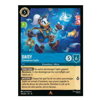 Item Daisy, Champion Sapphire - 158/204 - WHW - Glimmers in the Depths - Rare - French