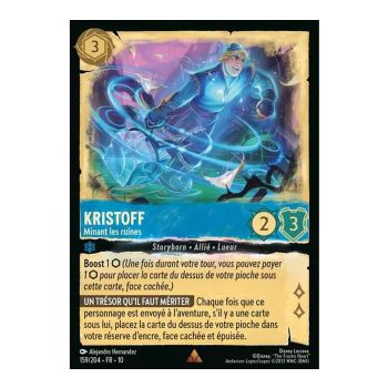 Item Kristoff, Mining the Ruins - 159/204 - WHW - Glimmers in the Depths - Glossy - Premium - French