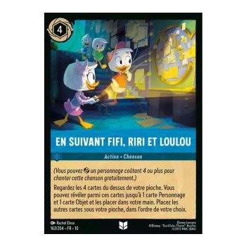 Item Following Huey, Dewey, and Louie - 163/204 - WHW - Glimmers in the Depths - Glossy - Premium - French
