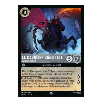 Item The Headless Horseman, Cursed Horseman - 174/204 - WHW - Glimmers in the Depths - Super Rare - French