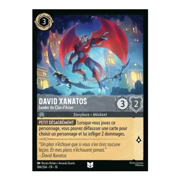 Item David Xanatos, Leader of the Steel Clan - 184/204 - WHW - Glimmers in the Depths - Uncommon - French