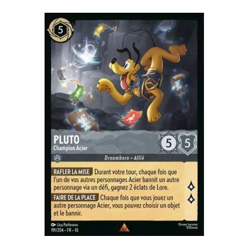 Item Pluto, Steel Champion - 191/204 - WHW - Glimmers in the Depths - Brilliant - Premium - French