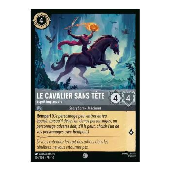 Item The Headless Horseman, Relentless Spirit - 194/204 - WHW - Glimmers in the Depths - Common - French