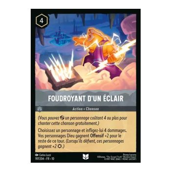 Item Lightning Bolt - 197/204 - WHW - Glimmers in the Depths - Uncommon - French