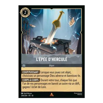 Item The Sword of Hercules - 200/204 - WHW - Glimmers in the Depths - Rare - French
