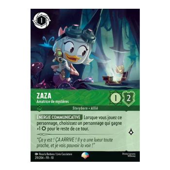 Item Zaza, Lover of Mysteries - 211/204 - WHW - Glimmers in the Depths - Epic - French