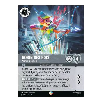 Item Robin Hood, Ephemeral Archer - 221/204 - WHW - Glimmers in the Depths - Epic - French