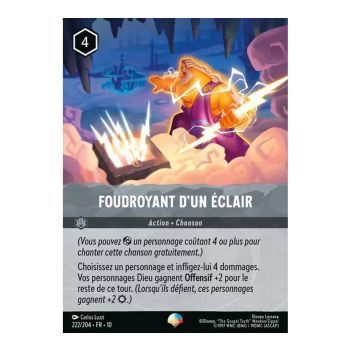 Item Lightning Bolt - 222/204 - WHW - Glimmers in the Depths - Epic - French