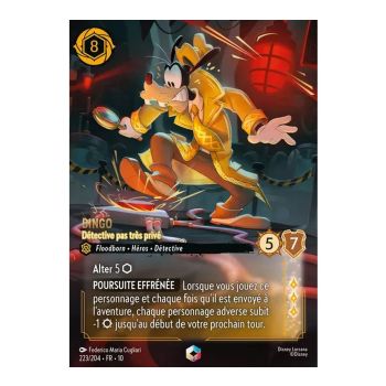 Item Dingo, Not-So-Private Detective - 223/204 - WHW - Glimmers in the Depths - Enchanted - French