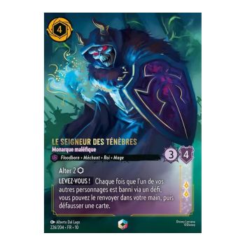 Item The Dark Lord, Evil Monarch - 226/204 - WHW - Lights in the Depths - Enchanted - French