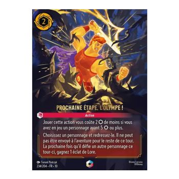 Item Next stop, Olympus! - 234/204 - WHW - Glimmers in the Depths - Enchanted - French