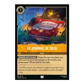 Item Zaza's Diary - 31/204 - WHW - Glimmers in the Depths - Glossy - Premium - French