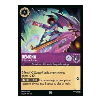 Item Demona, Clan Traitor - 40/204 - WHW - Glimmers in the Depths - Common - French