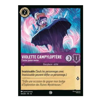 Violet Campyloptère, Junior Senior Beaver - 44/204 - WHW - Glimmers in the Depths - Common - French