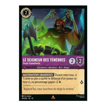 Item The Dark Lord, Triumphant Ghoul - 49/204 - WHW - Glimmers in the Depths - Rare - French