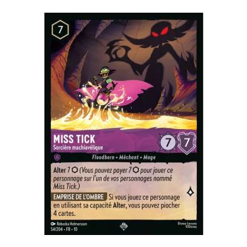 Item Magica De Spell, the Machiavellian Witch - 54/204 - WHW - Lights in the Depths - Glossy - Premium - French