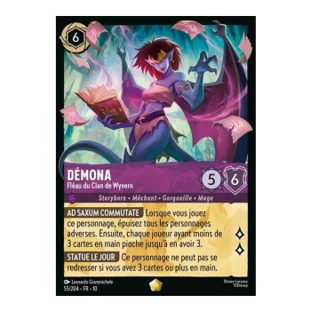 Item Demona, Scourge of Wyvern Clan - 55/204 - WHW - Lights in the Depths - Legendary - French