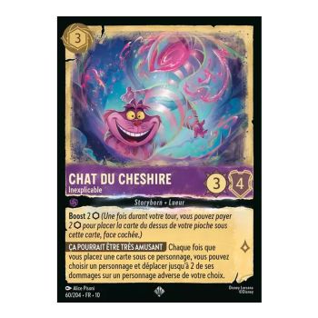 Item Cheshire Cat, Inexplicable - 60/204 - WHW - Glimmers in the Depths - Brilliant - Premium - French