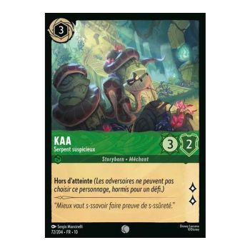 Item Kaa, Suspicious Serpent - 72/204 - WHW - Glimmers in the Depths - Common - French